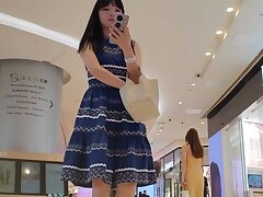 CSCD_A_stunningly_beautiful_woman_in_a_blue_dress Sultry Japanese Temptress Teasing Her Pussy with Vibrant Dildo Depths