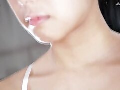 BDOB02 Seductive Asian Model in Stockings Teasing Her Curvy Body