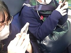 chikan.2 Adorable Asian Cutie Enjoys Intense Anal Pleasure & Facial Feast