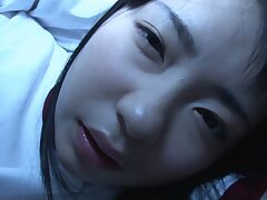 HUNTA-120 Hot Asian Babe Kneels and Takes Big Hard Cock Deep