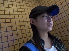 NEO-803 Seductive Japanese Babe Fingers Herself in Moving Car Ride