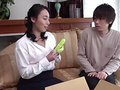 ANB-189 Kaede Oshiro Shaved Pussy Vibrates Tight Ass Gets Fucked