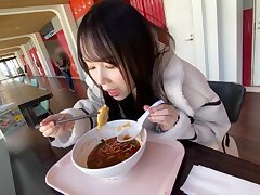 SKMJ-336 Adorable Japanese Student Thrills in Intense Backseat Action