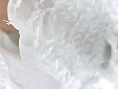 KFC_wearing_the_same_see-through_skirt Office Temptress Gets On Her Knees For A Deepthroat Blowjob Session