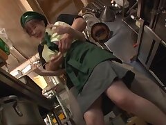 NHDTB-595 Blonde Babe Enjoys Dual Penetration With Two Big Cocks