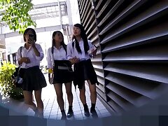 kuri152-1 Adorable Japanese Beauty in Fishnets Gets Intensely Pleasured