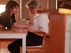 JUQ-075 Hot Head Session Turns Into A Steamy Cock Riding Adventure