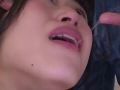 MISM-147 Sultry Asian Beauty with Dark Hair Gives Unforgettable Blowjob