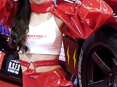 TAS18 Sizzling Busty Japanese Beauties Take Turns Sucking His Massive Dick