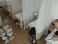 China_Beauty_Salon Seductive Asian Tempts With Tongue, Reaches Blissful Wand Orgasm