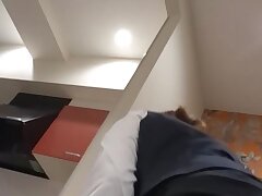 h-011 Sweet Shy Japanese Girl Takes Hard Cock in Rough Doggy Style Sex