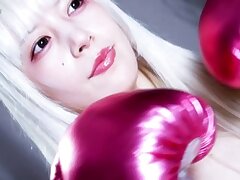 BHMG05 Sensual Stockinged Asian Babe Takes Hardcore Pussy Pleasure