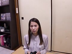 ANG-001 Seductive Asian Teen Teases in Panties, Delivers Intense Blowjob