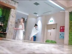 Domestic_Baths_20 Sexy Redhead Asian Babe Gets Rough In Tight Fishnet Stockings