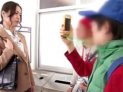 RCT-480 Seductive Japanese Beauty in Pantyhose Teases with Foot Show Before Couch Play