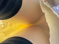 KFC_flesh-colored_stockings_with_transparent_inner_layers Japanese Rookie Takes It Raw In Intense Hardcore Session